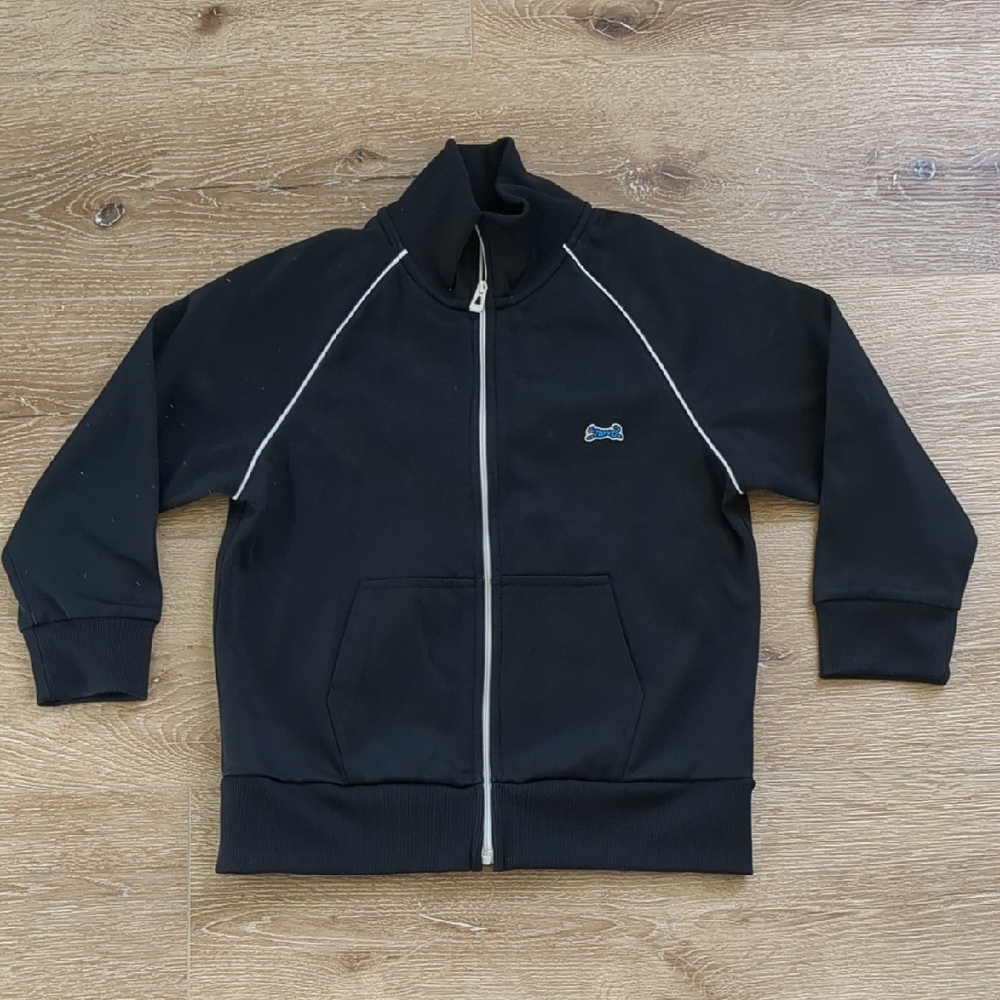 Le Tigre Black Jacket with White Piping Size 6